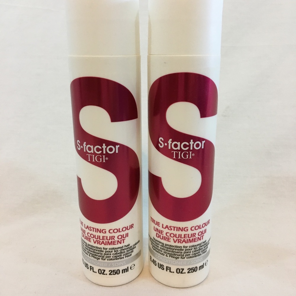 2 Tigi S Factor True Lasting Colour Conditioners